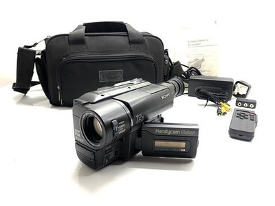 SONY CCD-TRV27E Video8 Tape Analogue Video Camera HANDYCAM Complete Working Set