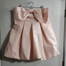 LoveShackFancy Kerrigan Strapless Pink Mist Mini Bubble Dress - 14