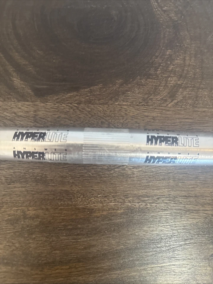 Guidão Answer Hyperlite 3 graus prata sem cortes mountain bike 25,4 minty - Imagem 2 de 4