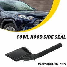 Front Windshield Wiper Cowl Extension Cover Trim Fits For 2019-2020 Toyota RAV4