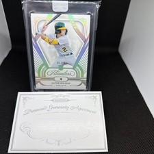 2024 Panini Flawless JACOB WILSON Rookie DIAMOND Embedded Encased 1/25 Athletics