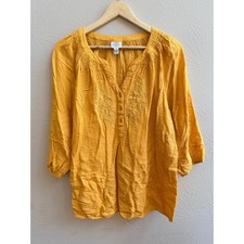 St. Johns Bay Viscose/Cotton Blend Top Size XL