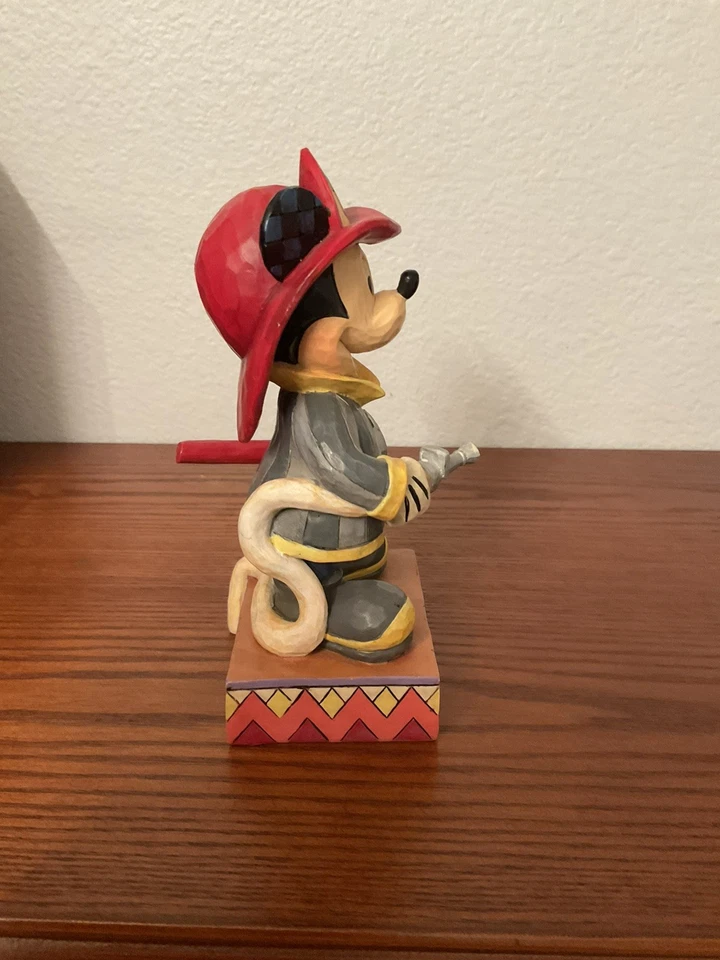 Jim Shore Disney Traditions “To The Rescue “ Mickey Mouse Figurine W/ Box RARE - Image 3 of 4