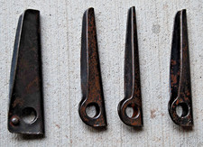 Lot of 4 Rare Chouinard Climbing Angle Pitons 7/8" 1 1-1/4 Diamond C USA