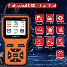 Car OBD2 Scanner Diagnostic Tool Code Reader, Car Voltage Tester Engine Fault Co