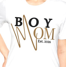Camisa Niño Mamá Est 2026 Nueva Mamá Regalo Embarazo Revelar Camiseta Día de la Madre Top