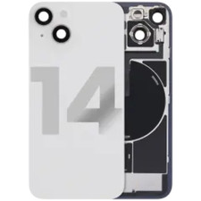 Back Glass w/ MagSafe Magnet  NFC  Flashlight Flex For iPhone 14 Used OEM Pul