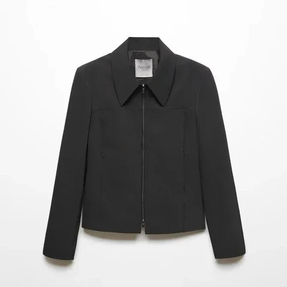 Zipper fitted jacket | Mango - image 5
