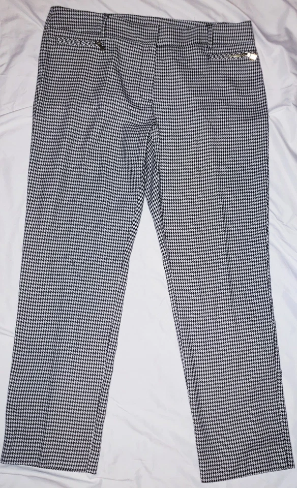 Pantalones de pata de gallo Anne Klein para mujer 10 Foto 4 de 4