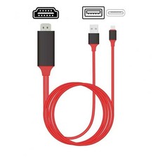 HDMI Mirroring AV Cable Phone to TV HDTV Adapter 1080P for iPhone 14 13 12 11 XR