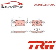 SATZ BREMSBELÄGE BREMSKLÖTZE VORNE TRW GDB2342 P FÜR FORD FOCUS IV