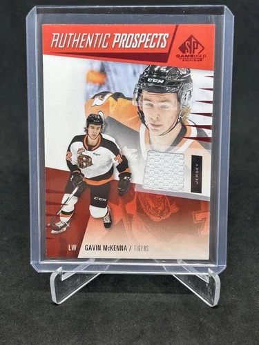 2023-24 Upper Deck CHL SP Game Used Gavin McKenna Red Prospects Jersey #44