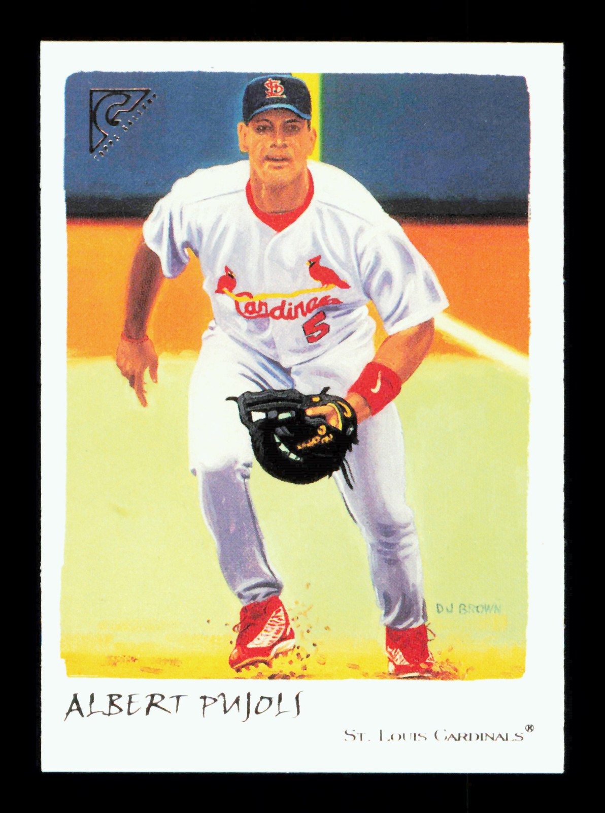 2002 Topps Gallery #56 Albert Pujols St. Louis Cardinals