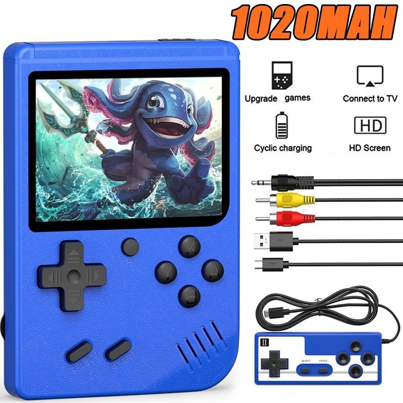 500 Classic Games Handheld Retro Video FC Game Console Player For Kids Adults