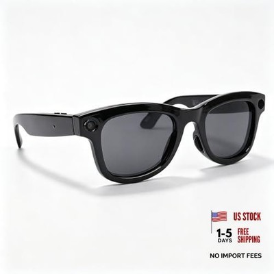 AI Smart Glasses, 5MP HD Camera Glasses, Real Time 26 Languages Sunglasses