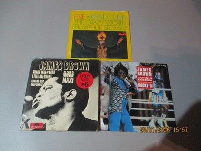 7'' Single Vinyl Sammlung  3x James Brown