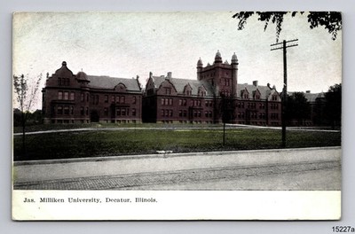 Milliken University Decatur Illinois IL Postcard
