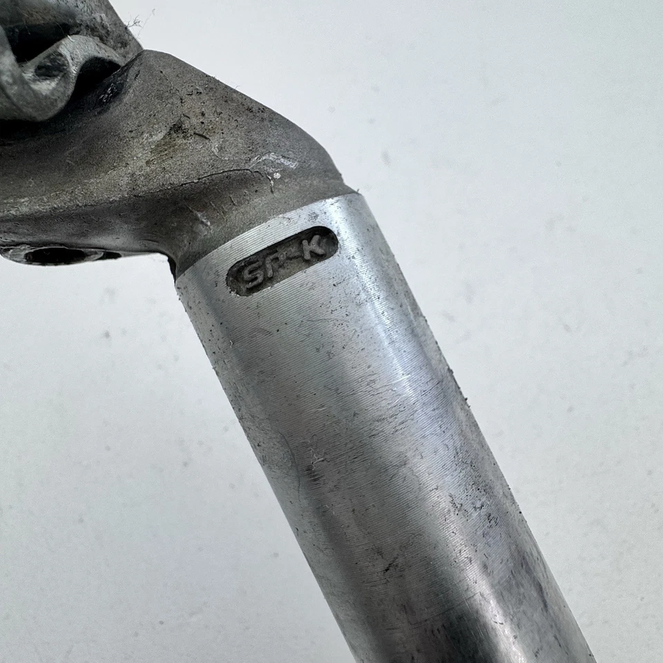 Vintage Sugino SP-K Seatpost 27.2 mm Alloy Japan Road Bike Quill Post Silver A74 - Image 4 of 4