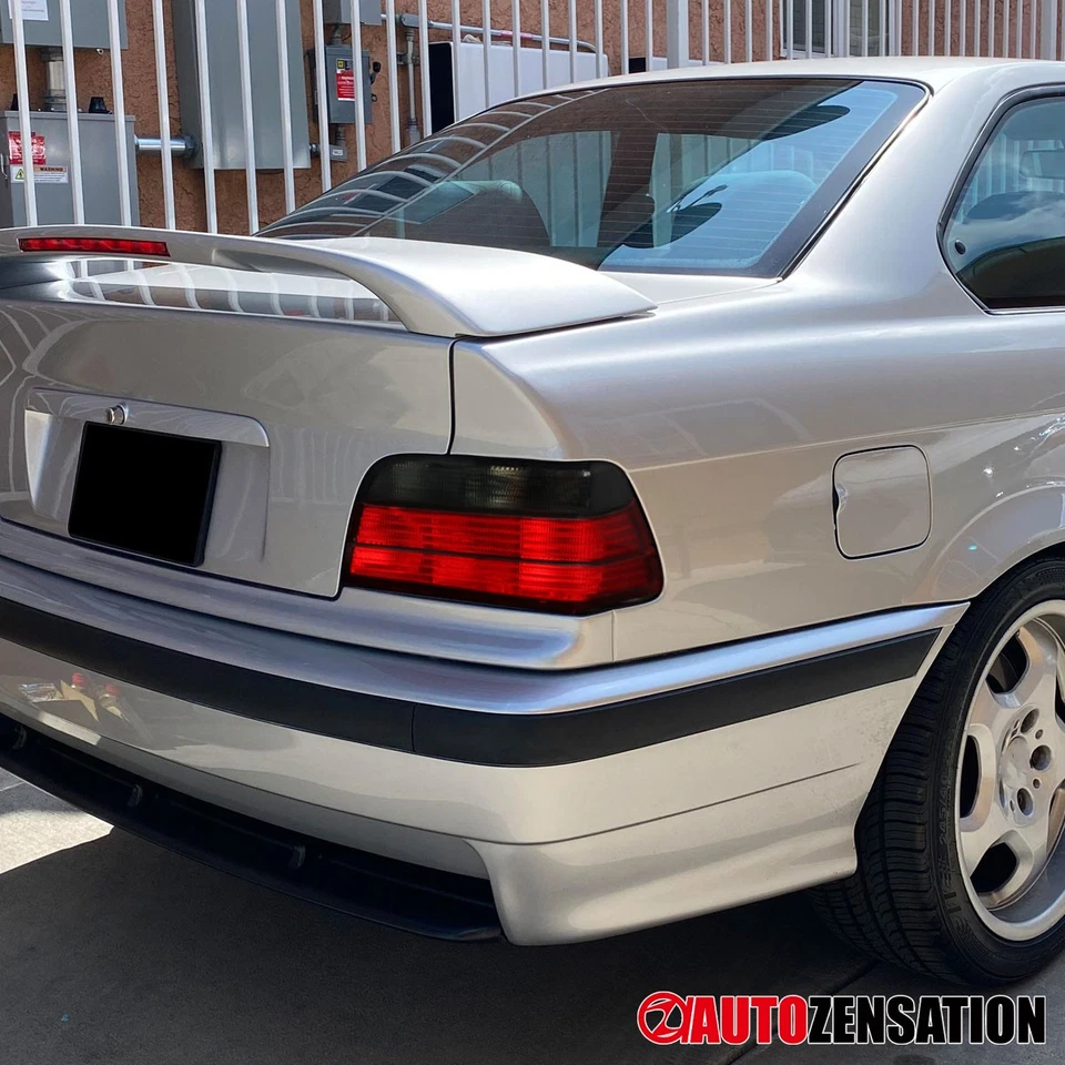 Fit 1992-1998 BMW E36 318i 325i 328i M3 Coupe Red/Smoke Tail Lights Brake Lamps Foto 2 de 4
