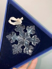Swarovski 2014 Annual Snowflake Star Crystal Pendant