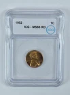 1952 Lincoln Wheat Cent MS66 RD ICG *0964