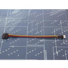 18AWG Ribbon Cable Small 4PIN Public to SATA Large 4P Floppy Drive Power Cord