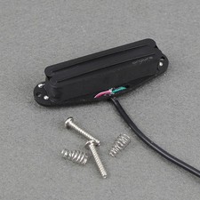 OriPure Dual Rail Full Black Alnico 5 ST Guitar Neck Pickup Mini Humbucker 10K