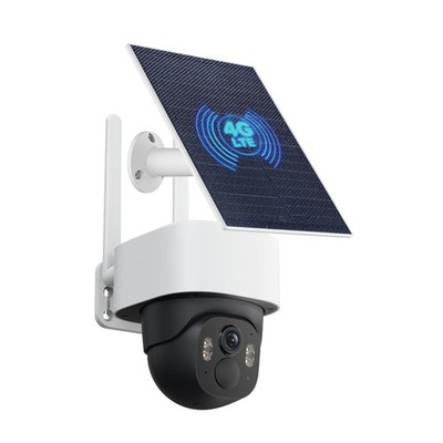 4G LTE Cellular Solar Security Camera Wireless Outdoor, No WiFi Solar Powered...