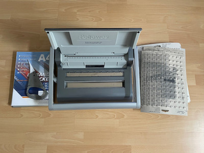 Fellowes Drahtbindegerät A4 Quasar Wire Bindegerät Drahtbindegerät inkl. Zubehör