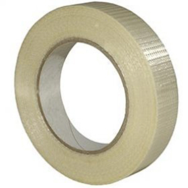 2x Rolls Crossweave Reinforced Strong Tape 25mm x 50m Heavy Duty Packaging