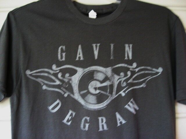 GAVIN DEGRAW...DARK GRAY...T-SHIRT...NEW...sz MEN SMALL