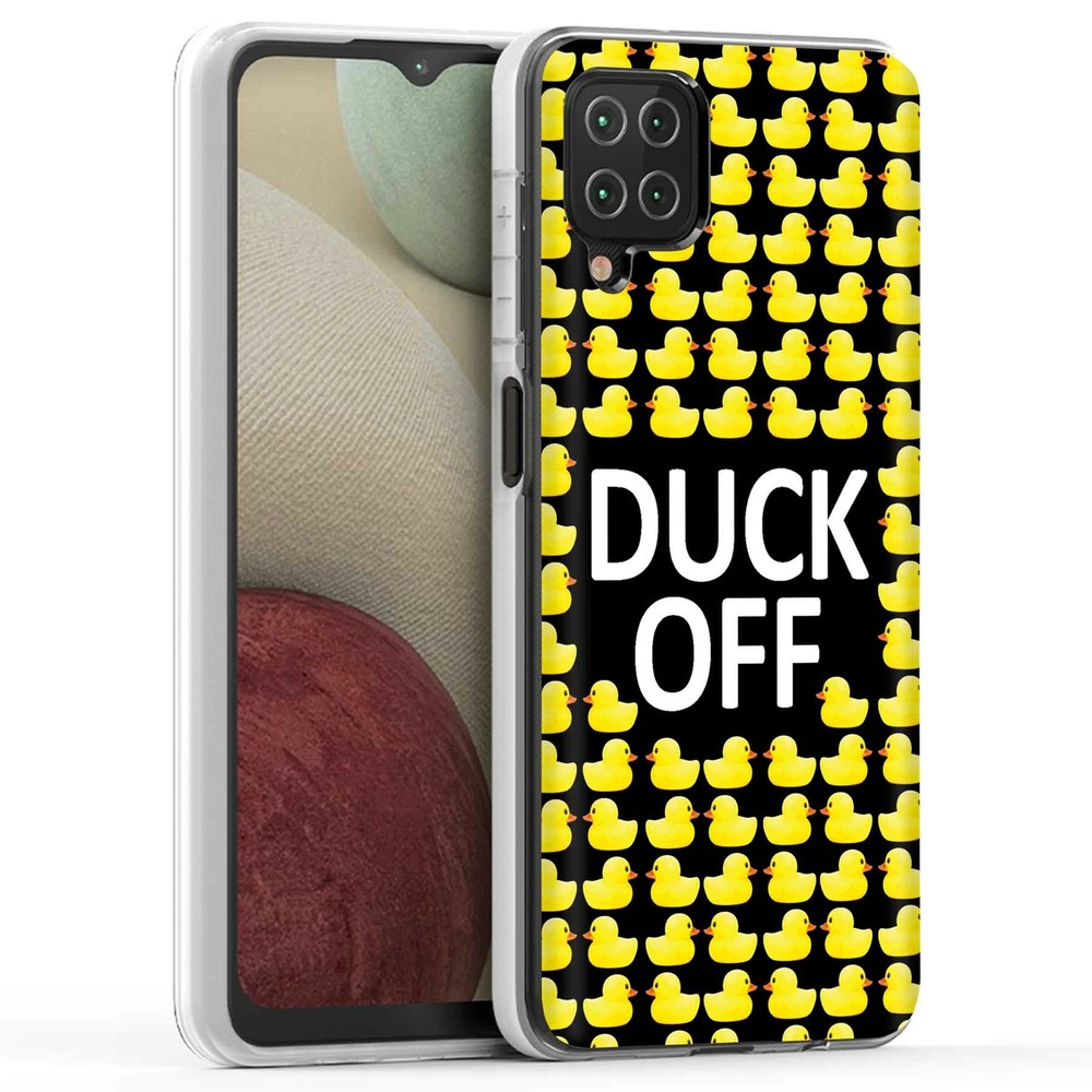 Duck Off Print Phone Case for Samsung Galaxy A12 - USA Design