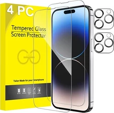 For iPhone 14 Pro Max 13 12 11 Tempered GLASS Screen Protector Camera Lens Cover