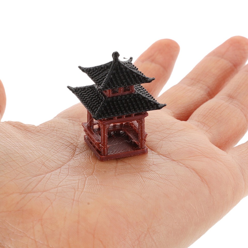 Mini Pagoda Statue Miniature Pavilion Japanese Garden Pavilion Outdoor