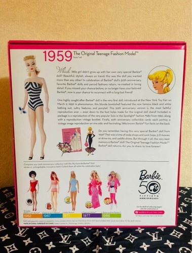 50th Anniversary™ 1959 Barbie - Picture 2 of 11