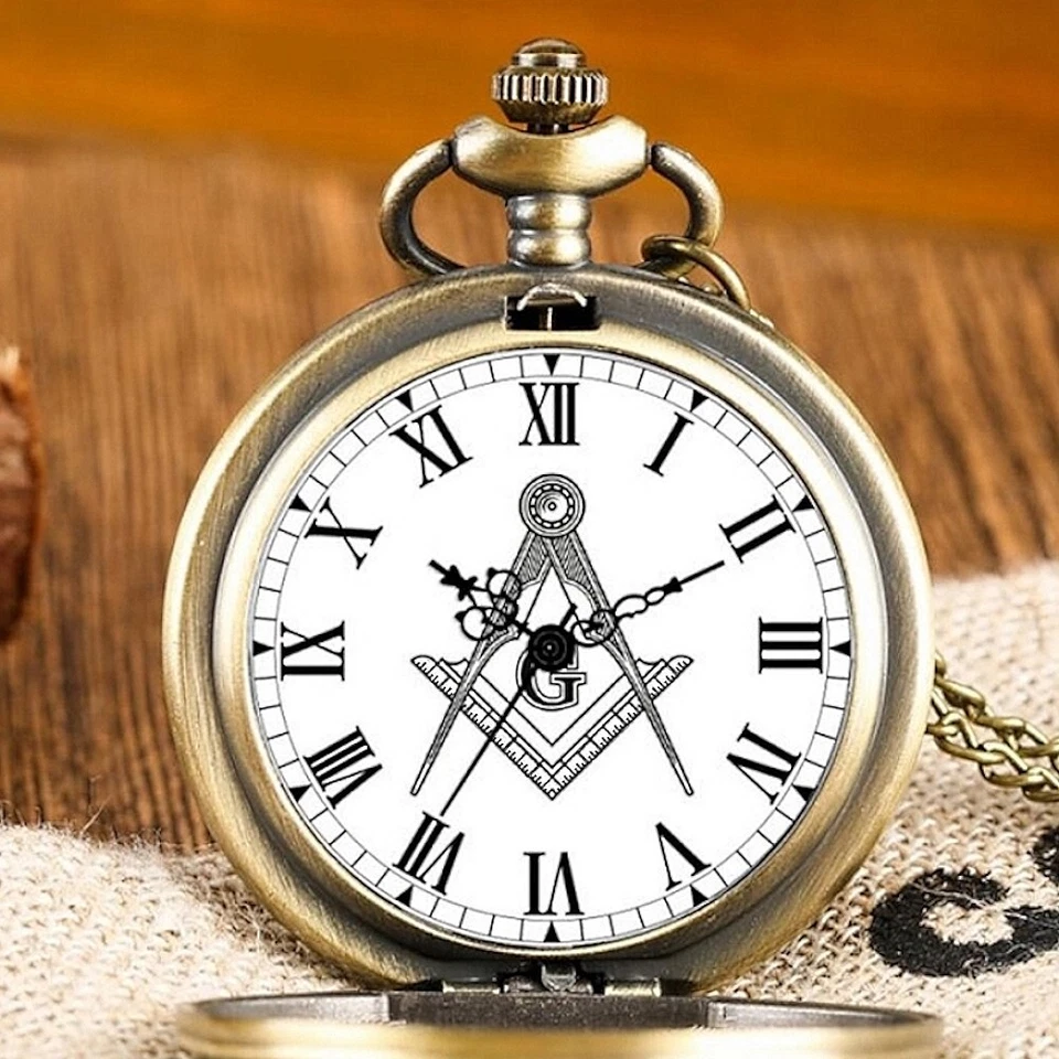 Montre Gousset Franc-Maçon Franc-Maçonnerie (Réf 2) - Photo 4/4