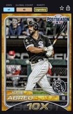 Topps Bunt 2021 JOSE ABREU LEGENDARY GOLD PS 43cc, CHI WHITE SOX [DIGITAL CARD]