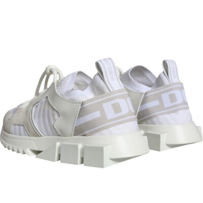 DOLCE & GABBANA Shoes White Mesh Sorrento Trekking Sneakers DOLCE & GABBANA Shoes White Mesh Sorrento Trekking Sneakers