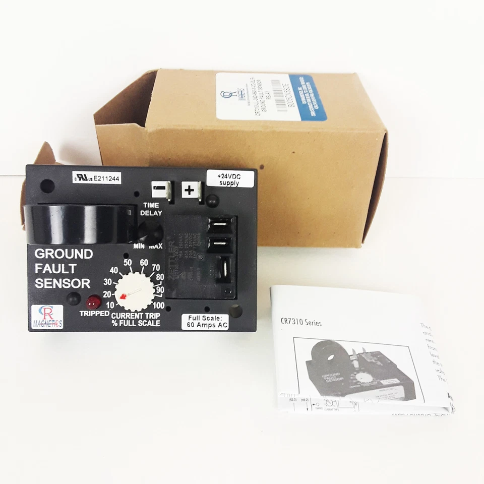CR Magnetics Ground Fault Sensor Relay New 9111 - Image 2 of 4