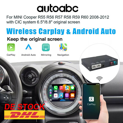Wireless CarPlay Android Auto Module For MINI Cooper R55 R56 R57 R58 R59 R60 CIC