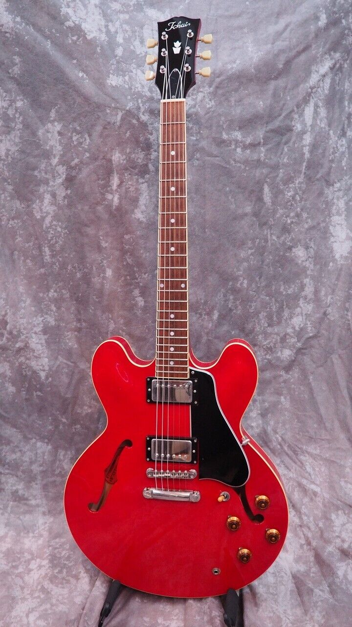 Tokai ES-155 Red Made in Japan Semi Hollow Body Electric Guitar