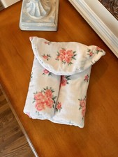Pottery Barn Kids LoveShackFancy Velour Floral Kid Hooded Towel Mono Sophie