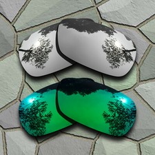 Chrome Jade Green Lenses Replacement for-Oakley Crossrange OO9361 Polarized