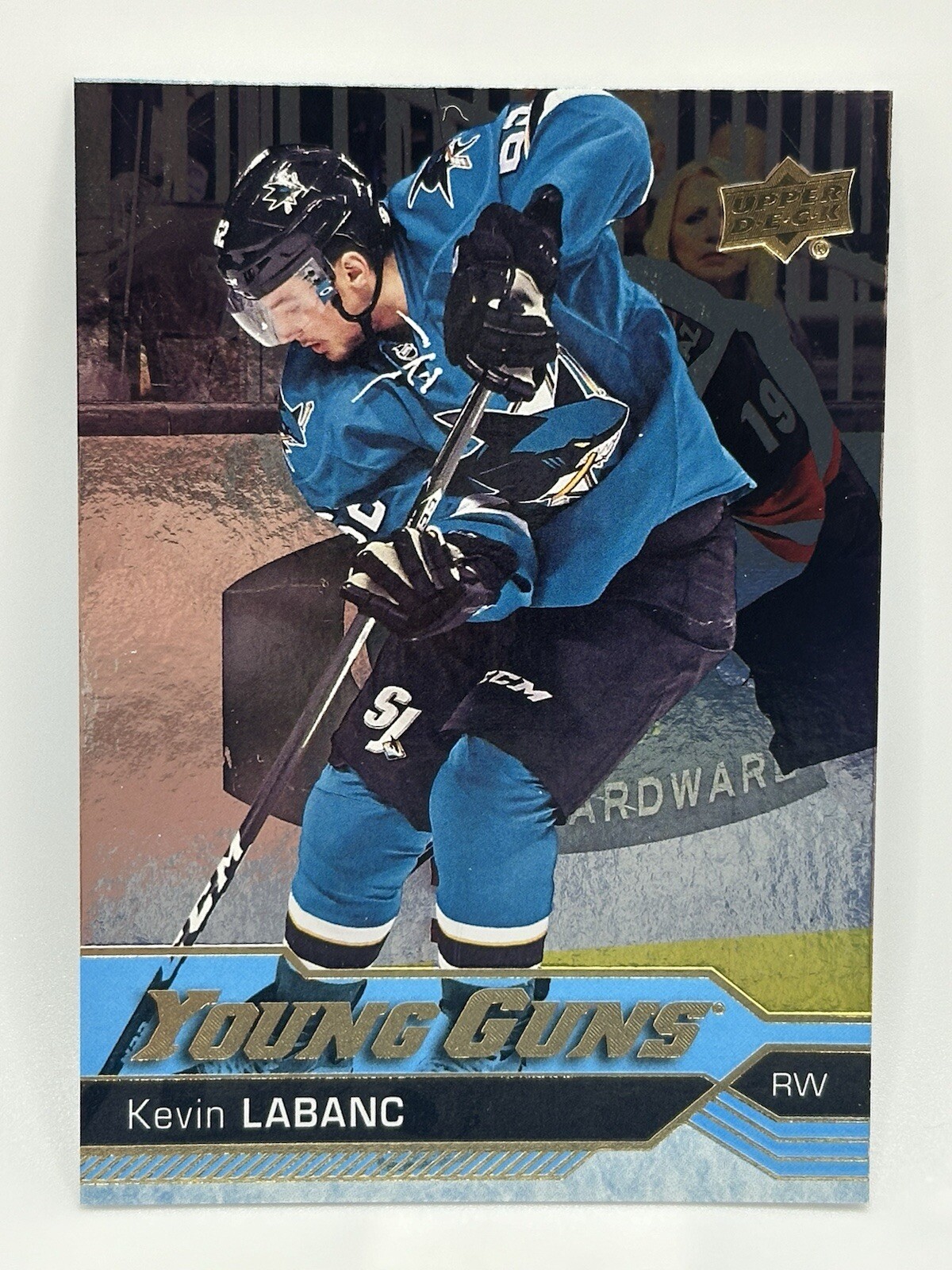 2016-17 Upper Deck Young Guns Silver Foil Kevin Labanc #486 Rookie RC Sharks