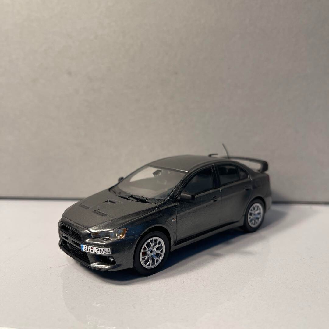 1/43 Kyosho Mitsubishi Lancer Evolution X Nurburgring Test 1/43 Kyosho Mitsubishi Lancer Evolution X Nurburgring Test
