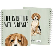 Beagle Spiral Notebook - 120 Pages