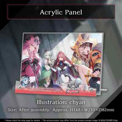 Hololive English Justice Debut Acrylic Panel