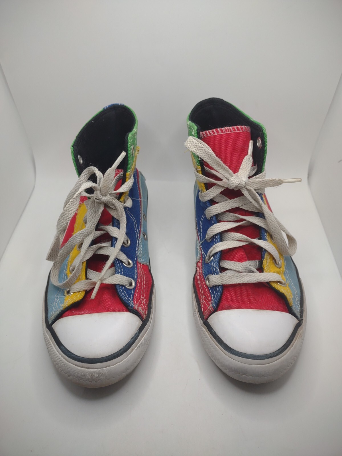 Converse Patchwork Color blocking High Top Multic… - image 1