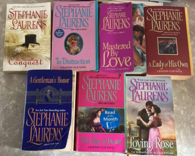 Lot of 7, by Stephanie Laurens, Avon PB F1