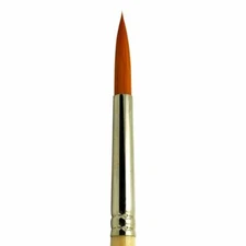 9742 Student Golden Synthetic Round Brush